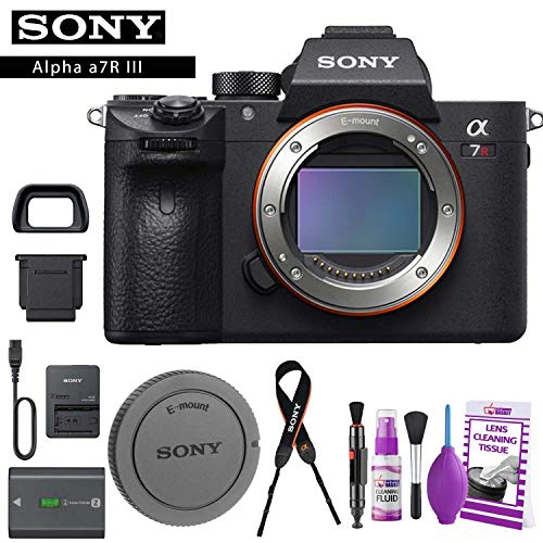 Open Box - Sony Alpha a7R III Mirrorless Digital Camera Base Accessory Kit