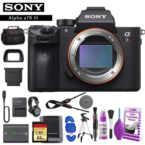 SONY  Refurbished (Excellent) - Alpha A7R Iii Mirrorless Digital Camera (Body Only) Advanced Accessory Kit