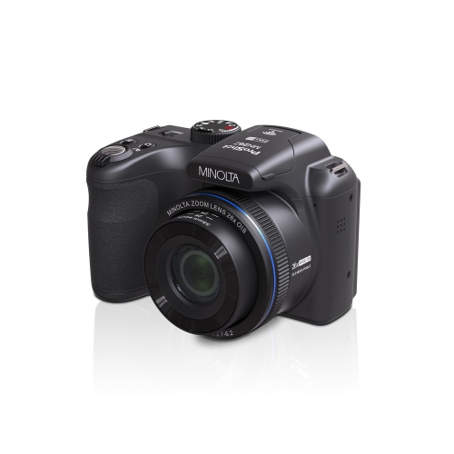 Minolta 20 Mega Pixels 26x Optical Zoom Digital Camera 1080p FHD Video, Black