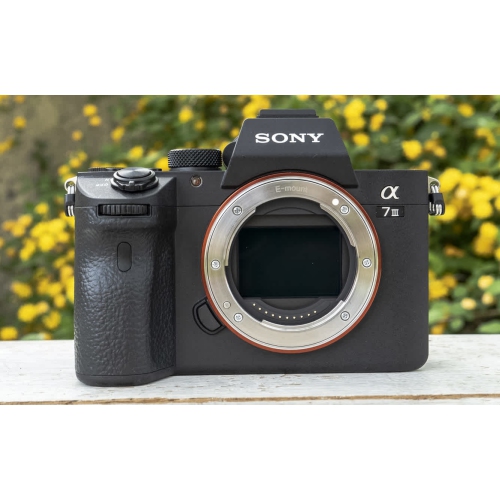 Open Box - Sony Alpha a7 III Mirrorless Digital Camera with Camera Cleaning Kit Bundle + Camera Case