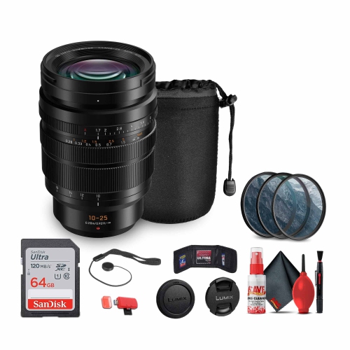 Panasonic Leica DG Vario-Summilux 10-25mm f/1.7 Lens Bundle
