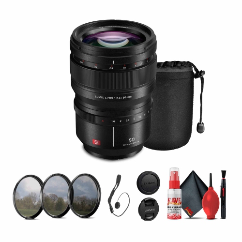 Panasonic Lumix S PRO 50mm f/1.4 Lens Bundle