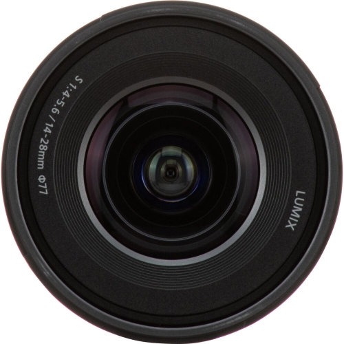 Panasonic LUMIX S Series Camera Lens, 14-28mm F4-5.6 Ultra Wide-Angle Zoom Lens with Macro Capability, S-R1428