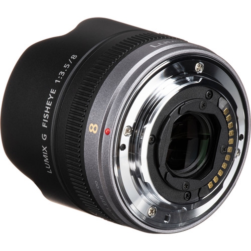Panasonic Lumix G Fisheye 8mm f/3.5 Lens with Bundle: Sandisk 32gb SD Card, Deluxe Lens Cleaning Kit + More