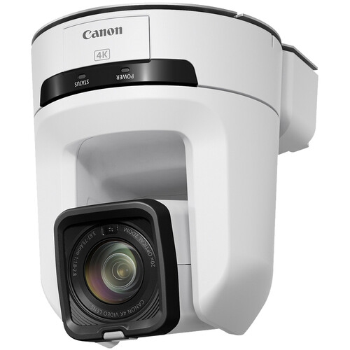Appareil photo PTZ NDI 4K CR-N100 de Canon avec zoom 20x, câble HDMI et ensemble plus
