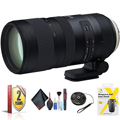 Tamron SP 70-200mm f/2.8 Di VC USD G2 Lens for Nikon F for Nikon F Mount + Accessories (International Model with 2 Year