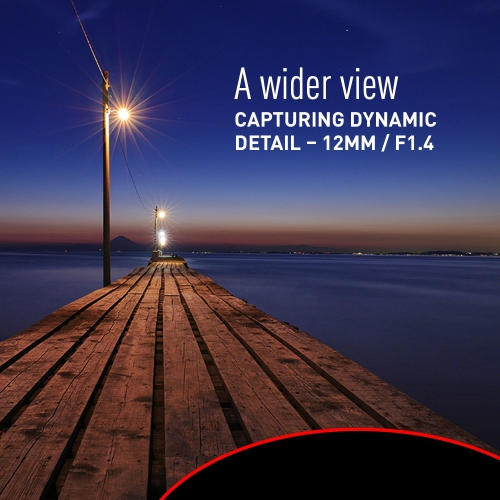 Panasonic H-X012E 12 mm Micro Four Thirds Single Focal Lumix G Lens