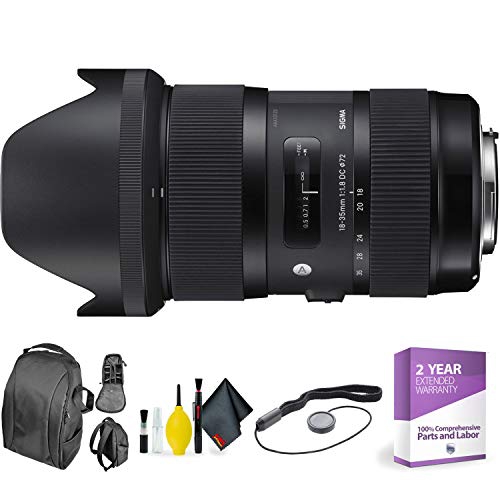 Sigma 18-35mm f/1.8 DC HSM Art Lens for Nikon + Deluxe Lens Cleaning Kit Bundle