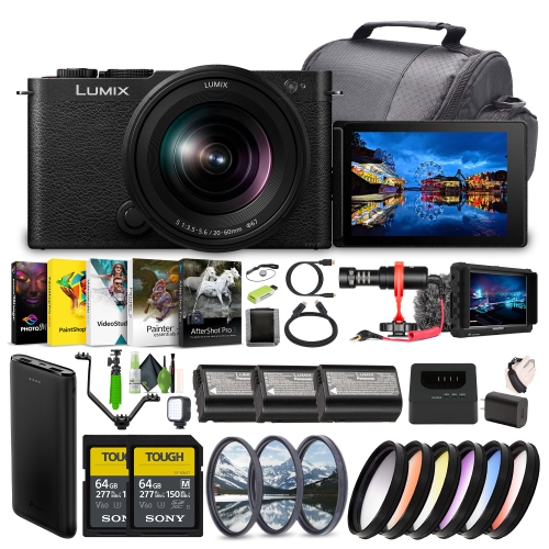 PANASONIC  Lumix S9 Mirrorless Full-Frame Camera With 20-60MM L Mount Lens -Black