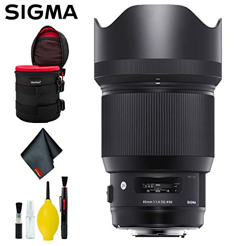 Sigma 85mm f/1.4 DG HSM Art Lens for Nikon F Deluxe Bundle
