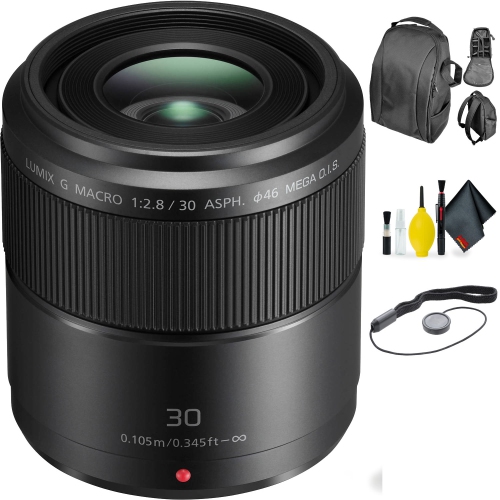 PANASONIC  30MM F/2.8 O.i.s. Lens + Deluxe Lens Cleaning Kit