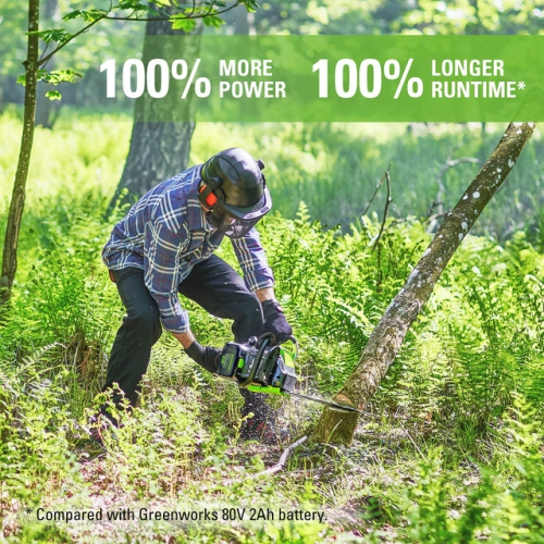 Batterie au lithium-ion 4,0 Ah 80&nbsp;V Gen II de Greenworks Nouvelle version