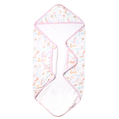 COPPER PEARL  Hooded Towel In Coral