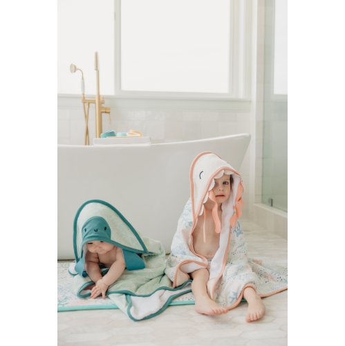 Coral Hooded Towel