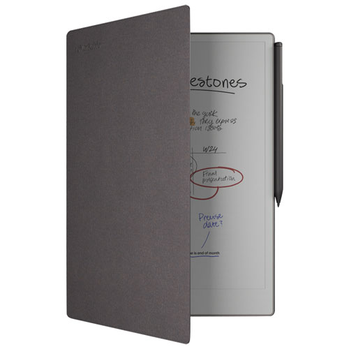 reMarkable Paper Pro 11.8" 64GB Paper Tablet with Marker Plus Pen<strong> </strong>& Mosaic Folio Case - Black