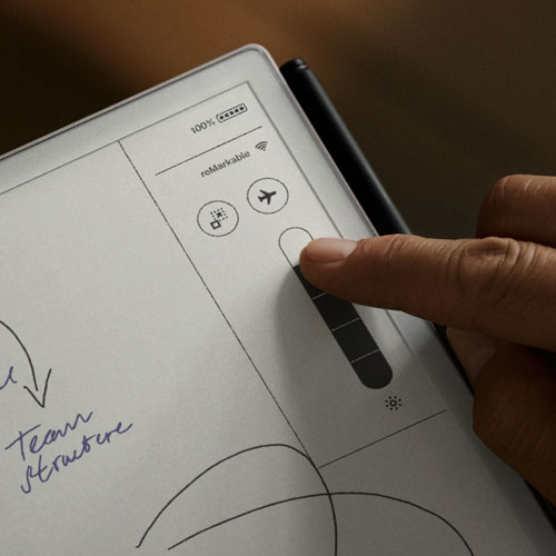 reMarkable Paper Pro 11.8" 64GB Paper Tablet with Marker Plus Pen<strong> </strong>& Mosaic Folio Case - Black