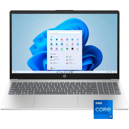 HP 15.6" Full HD TouchScreen Laptop 1920 x 1080, Intel Core i7-1355U, 32GB DDR4 1TB SSD, Windows 11 Home, Microsoft Copilot, Wi-Fi 6, Natural Silver