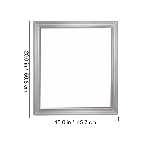 VEVOR 6 Pieces Screen Printing Kit, Aluminum Silk Screen Printing Frames, 18x20inch Silk Screen Printing Frame with 160 Count Mesh, High Tension