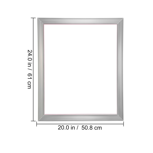 VEVOR 6 Pieces Screen Printing Kit, Aluminum Silk Screen Printing Frames, 20x24inch Silk Screen Printing Frame with 305 Count Mesh, High Tension