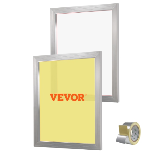 VEVOR 2 Pieces Screen Printing Kit, Aluminum Silk Screen Printing Frames, 20x24inch Silk Screen Printing Frame with 160 Count Mesh, High Tension