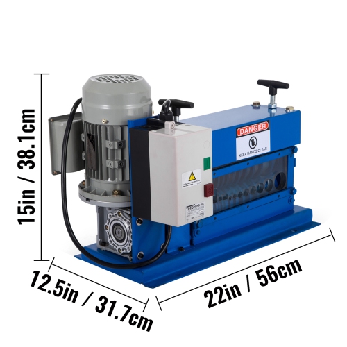 VEVOR 11 Channel Wire Stripping Machine Copper Cable Stripper 18 AWG - 1" OD Wire