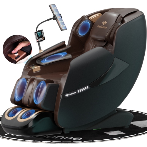 KoziSense 2025 Massage Chair Full Body, Zero Gravity SL-Track Shiatsu Massage Recliner Chair with Heat, AI Control, Body Scan and Calfrest Extension