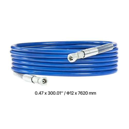 VEVOR 25ft Airless Paint Sprayer Hose, 1/4 in Universal Spray Hose, 4350PSI High Pressure Airless Sprayer Hose, Multi-Layer Reinforced Steel Wire