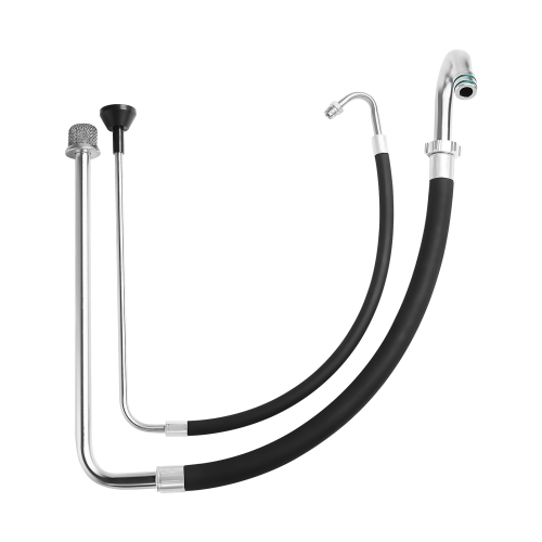 VEVOR Suction Hose Tube and Reflux Line Sets, Aluminum Alloy an Rubber Suction Hose and Reflux Line Set, Paint Sprayers Tool Part, Fit Many Airless