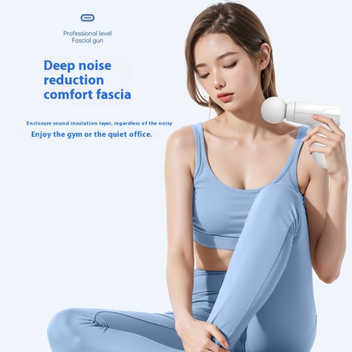 New mini fascia gun, USB muscle relaxation electric massager, portable fitness vibration massager, gift
