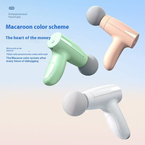 New mini fascia gun, USB muscle relaxation electric massager, portable fitness vibration massager, gift