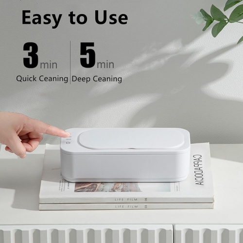 Ultrasonic cleaning machine, portable eyeglasses and jewelry cleaning machine for home use, electric mini makeup brush cleaning machine