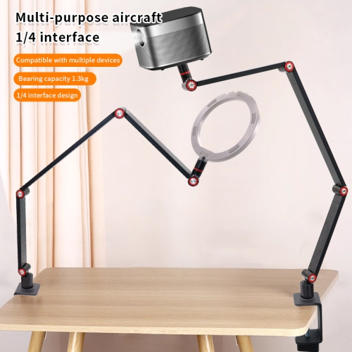 Support de projecteur, support de tablette, support de microphone en porte-à-faux, support de caméra Live, bureau réglable, support de projecteur à