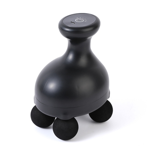 Mini portable fascia gun, multi-speed frequency conversion shoulder and neck massager, fitness equipment, electric vibration massager, 4-head massage