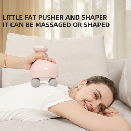 Mini portable fascia gun, multi-speed frequency conversion shoulder and neck massager, fitness equipment, electric vibration massager, 4-head massage