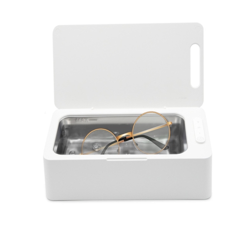 Household Ultrasonic Cleaning Machine, Glasses Jewelry Watch Pen Tip Makeup Brush Cleaning Machine, 530mL Capacity, with 304 Stainless Steel Water