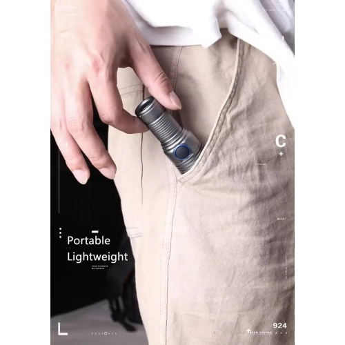 Portable high-power flashlight, LED zoom rechargeable super bright mini flashlight, flashlight waterproof camping hiking - RB-226