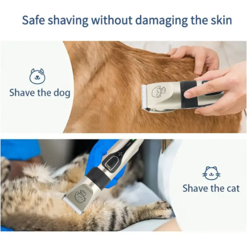 Universal pet shaver for dogs and cats, pet electric hair clippers for pet shops, bass rechargeable pet shaver, standard model