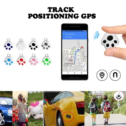 GPS, Bluetooth anti-lost device locator, keychain caller patch elderly children pet tracker - black