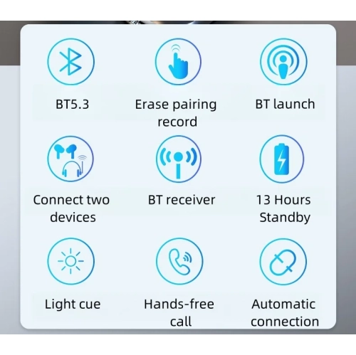 Car AUX Bluetooth receiver, Bluetooth 5.3 adapter, 3.5mm audio conversion connector, 2 in 1 car BT receiver transmitter