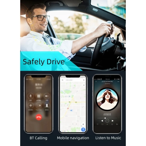 Car AUX Bluetooth receiver, Bluetooth 5.3 adapter, 3.5mm audio conversion connector, 2 in 1 car BT receiver transmitter