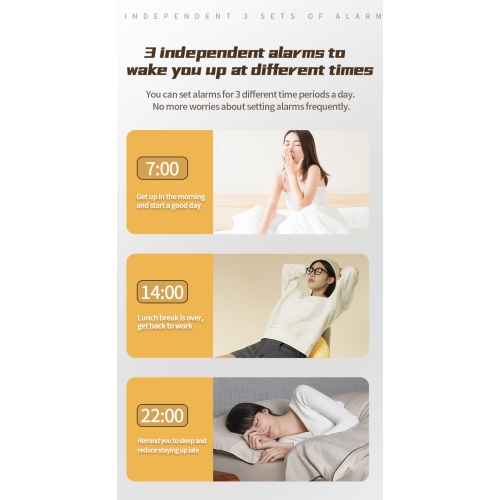 Bluetooth speaker with high volume and night light, student dormitory smart voice alarm clock with card charging, suitable for home, mobile, karaoke,