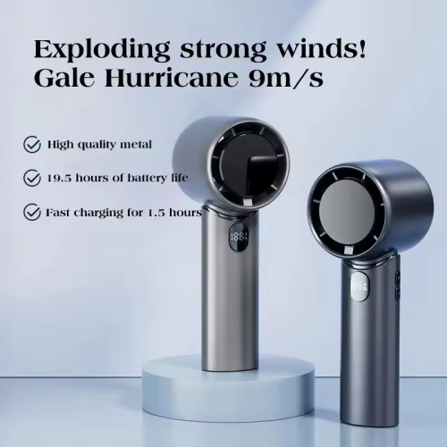 Bladeless fan, mini handheld fan, portable desktop usb charging model office silent, ventilation air cooler