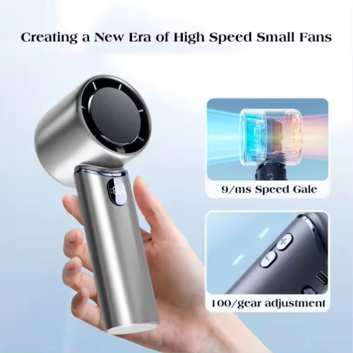 Bladeless fan, mini handheld fan, portable desktop usb charging model office silent, ventilation air cooler