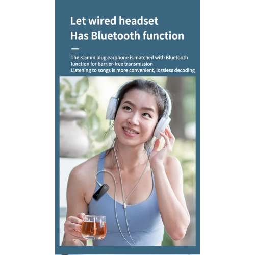 Émetteur récepteur Bluetooth, émetteur récepteur audio Bluetooth 5,1, émetteur récepteur audio 3,5&nbsp;mm, audio stéréo sans fil 2 en 1