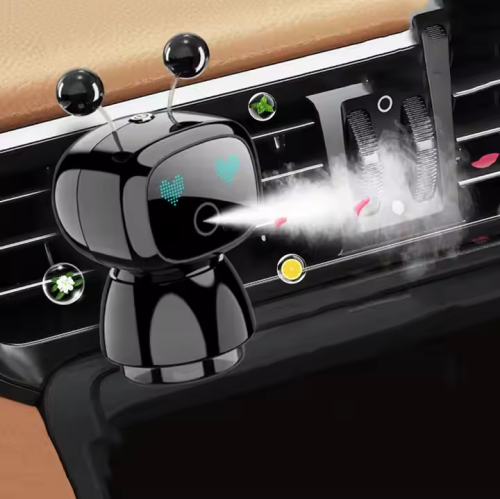 Intelligent robot spray aromatherapy with car start and stop, car air outlet car high-end fragrance spray to remove odor