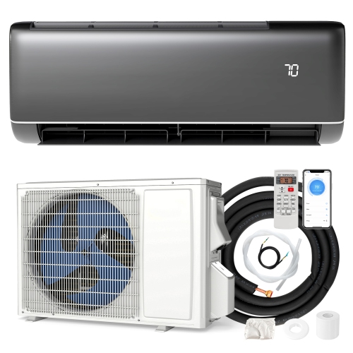 Gymax 12000 BTU Mini Split AC 22 SEER2 Air Conditioner w/ Inverter & Heat Pump