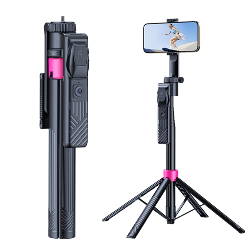 66" Auto Face Tracking Tripod for iPhone,360 Rotation Travel Selfie Stick Stand,Face Tracking Phone Tripod Applied to Tiktok YouTube Vlog Video