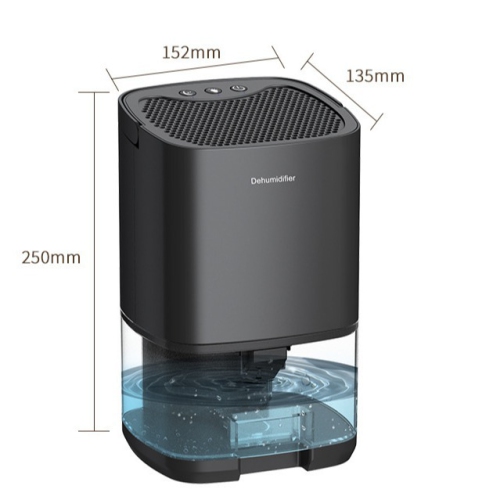 Dehumidifiers for Home 35OZ Small Dehumidifier for Bedroom with 7 LED Lights, Quiet & Auto Shut off Dehumidifier for Bathroom Basement Closet