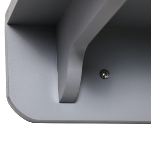 PawHut Cat Wall Climber with 4 Platforms & 3 Scratching Posts, Wall-Mounted Cat Shelf for Climbing and Lounging, Includes Soft Mats, Light Grey