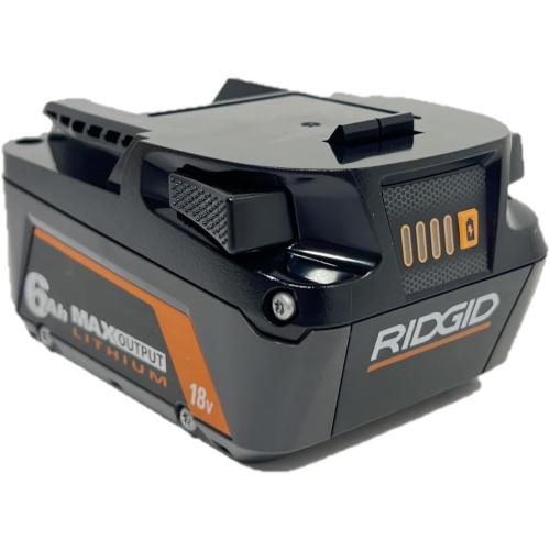 RIDGID 18V 6Ah MAX Output Lithium-Ion Battery, Black